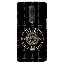 Чехлы VERSACE для ВанПлас 6 (PREMIUMPrint) (Лого Версаче)