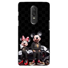 Чехол Disney Mouse OnePlus 6 (PREMIUMPrint) (Семья Маусов)