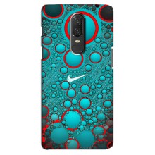 Силиконовый Чехол на OnePlus 6 с картинкой Nike (Найк зеленый)