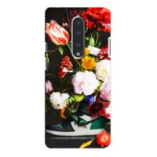 Брендновые Чехлы для OnePlus 7 Pro - (PREMIUMPrint) – Nike цветы