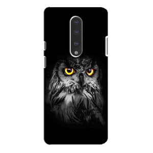 Чехлы с принтом СОВЫ для OnePlus 7 Pro (Сова на чёрном)