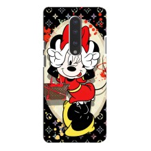 Чехол Disney Mouse OnePlus 7 Pro (PREMIUMPrint) (Минни peace)