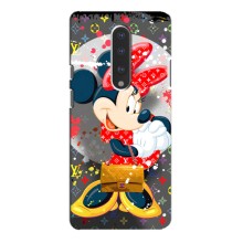 Чехол Disney Mouse OnePlus 7 Pro (PREMIUMPrint) (Minni с бантиком)