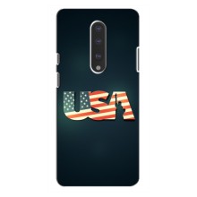 Чехол Флаг USA для OnePlus 7 Pro (USA)