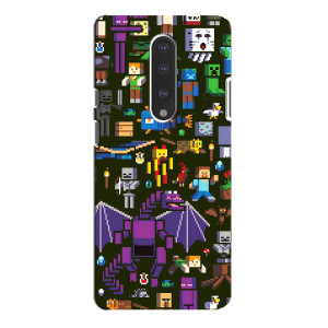 Чохол Майнкрафт на OnePlus 7 Pro (AlphaPrint) Minecraft