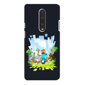 Чохол Майнкрафт на OnePlus 7 Pro (AlphaPrint) Minecraft