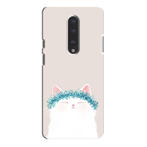 Чехол на тематику: Коты для OnePlus 7 Pro (Белый котик)
