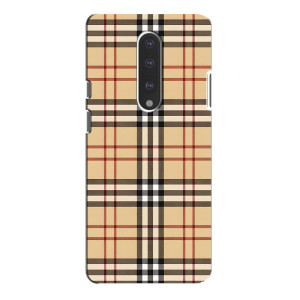 Чехол с Брендами одежды на ВанПлас 7 Про – Burberry стиль
