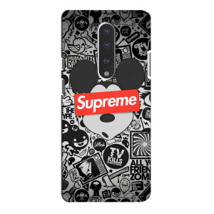 Чехол с Брендами одежды на ВанПлас 7 Про – Supreme Маус