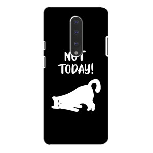 Бампер с изображением Котиков для ВанПлас 7 Про – Not Today