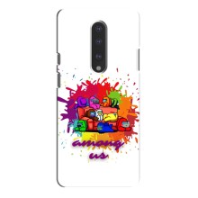 Чехол Амонг Ас для OnePlus 7 Pro (AlphaPrint) – Яркий АмонгАс