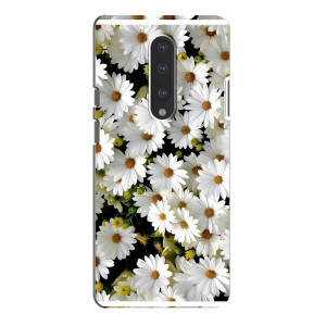 Чехол с ромашками на OnePlus 7 Pro (Рамка в ромашках)