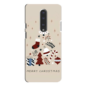 Чехол Санта Клаус для OnePlus 7 Pro (Merry Christmas)