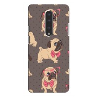 Чехол (ТПУ) Милые собачки для OnePlus 7 Pro – Собачки Мопсики