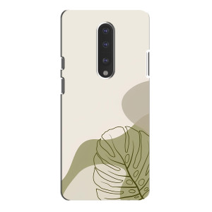 Силиконовый чехол с принтом в цветах на OnePlus 7 Pro
