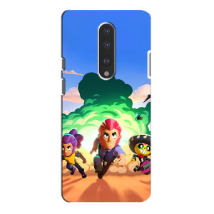 Силиконовый Чехол на OnePlus 7 Pro с картинкой Brawl Stars (Бравел Старс)