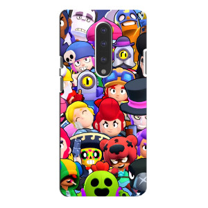 Силиконовый Чехол на OnePlus 7 Pro с картинкой Brawl Stars (Персонажи)