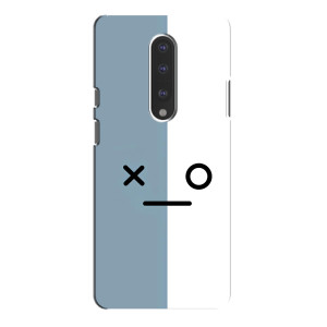 Силиконовые Чехлы (смешные стикеры) для OnePlus 7 Pro (Серо-белый)