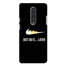 Силиконовый Чехол на OnePlus 7 Pro с картинкой Nike (Later)