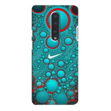 Силиконовый Чехол на OnePlus 7 Pro с картинкой Nike (Найк зеленый)