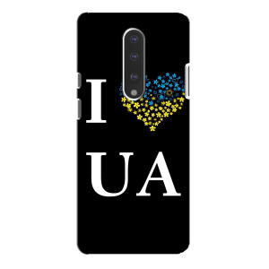 Силиконовый Чехол на OnePlus 7 Pro (Я-Украина) (I Love UA)
