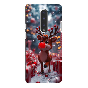 Яскравий чохол для OnePlus 7 Pro з Зимові Оленята