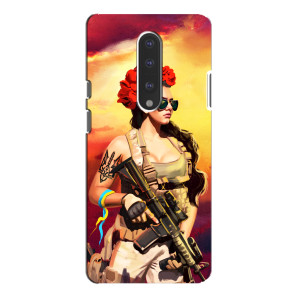 ЗСУ Чехлы (TPU) для OnePlus 7 Pro (Женщина солдат)