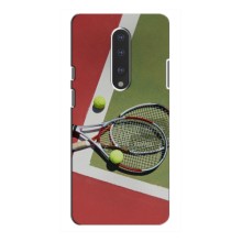 Чохли з прінтом Спортивна тематика для OnePlus 7 – Ракетки теніс