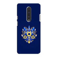 Чехлы для OnePlus 7  Укр. Символика (AlphaPrint) (Цветочный Герб)