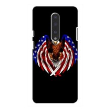 Чехол Флаг USA для OnePlus 7 (Крылья США)