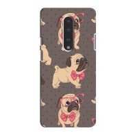 Чехол (ТПУ) Милые собачки для OnePlus 7 – Собачки Мопсики
