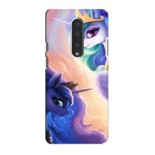 Чехол Unicorn на OnePlus 7 (Единорожки на тучках)