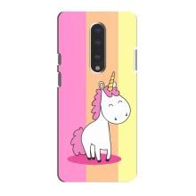 Чехол Unicorn на OnePlus 7 (Радужный Единорог)