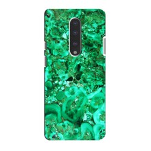 Мраморний чехол на OnePlus 7 (VPrint) (Салатовий Мрамор)