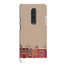 Новорічні, Святкові Чохли для OnePlus 7 - 2024 год (Зимове місто)
