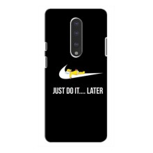 Силиконовый Чехол на OnePlus 7 с картинкой Nike (Later)