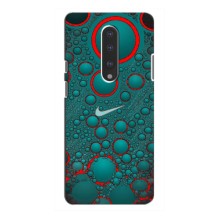 Силиконовый Чехол на OnePlus 7 с картинкой Nike (Найк зеленый)