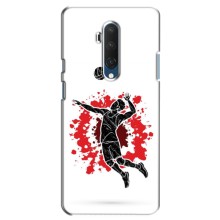 Чехлы с принтом Спортивная тематика для OnePlus 7T Pro – Волейболист