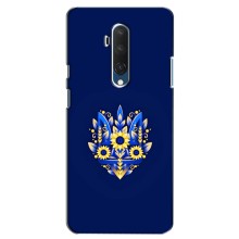 Чехлы для OnePlus 7T Pro  Укр. Символика (AlphaPrint) (Цветочный Герб)