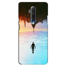 Чехол с человеком пауком для OnePlus 7T Pro - (AlphaPrint) (Паук человек)