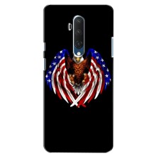 Чехол Флаг USA для OnePlus 7T Pro – Крылья США