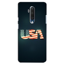 Чехол Флаг USA для OnePlus 7T Pro (USA)