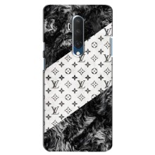 Чехол Стиль Louis Vuitton на OnePlus 7T Pro (LV на белом)