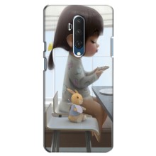 Дівчачий Чохол для OnePlus 7T Pro (ДІвчина з іграшкою)