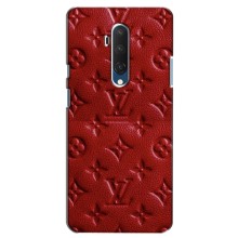 Текстурный Чехол Louis Vuitton для ВанПлас 7Т Про – Красный ЛВ
