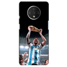 Чехлы Лео Месси Аргентина для OnePlus 7T (Счастливый Месси)