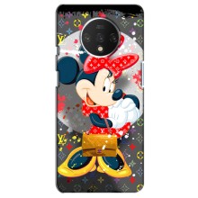 Чехол Disney Mouse OnePlus 7T (PREMIUMPrint) – Minni с бантиком