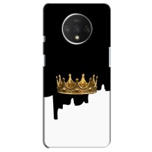 Чехол (Корона на чёрном фоне) для ВанПлас 7Т – Золотая корона