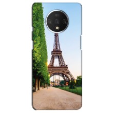 Чохол Ейфелева Вежа OnePlus 7T - (AlphaPrint) (Дорога до Парижу)