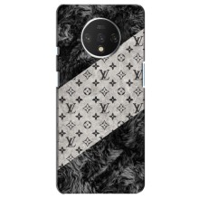 Чехол Стиль Louis Vuitton на OnePlus 7T (LV на белом)